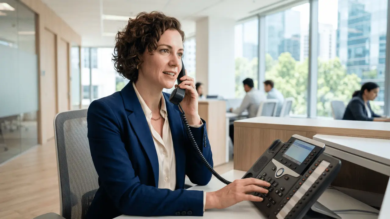 img pabx virtual l5 networks 3 Mulher ao telefone