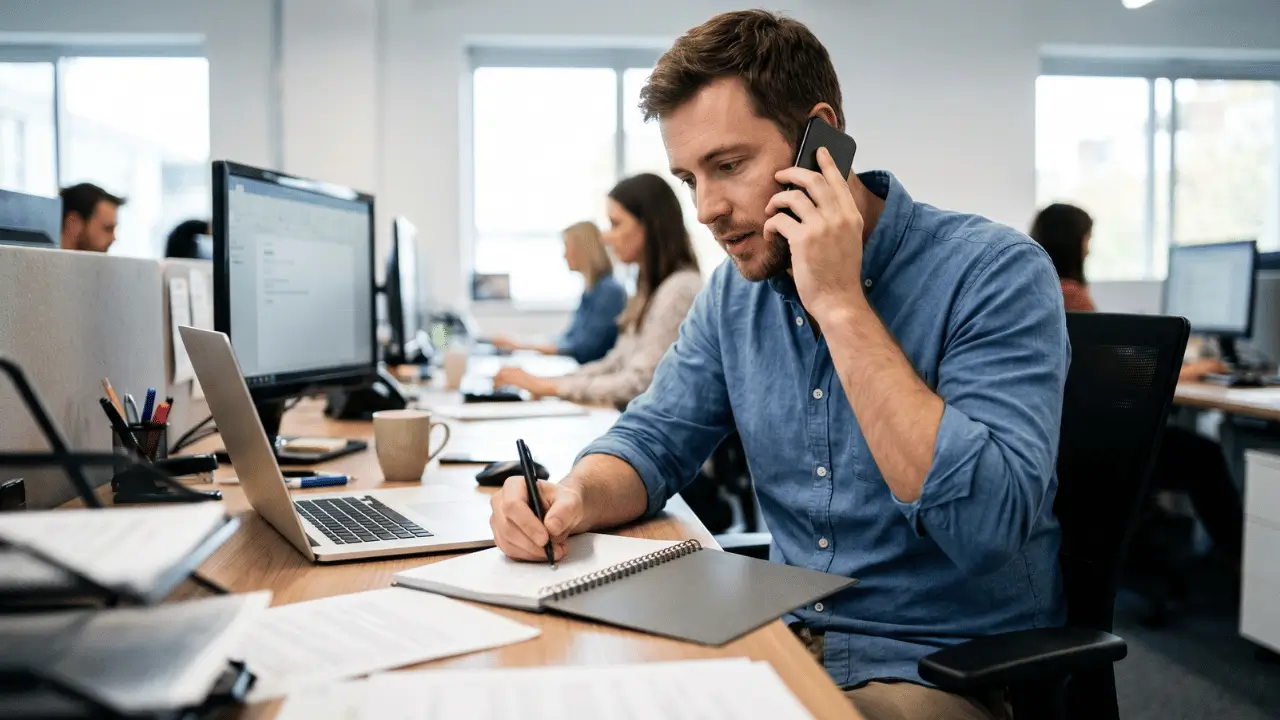 img atendente virtual l5 networks 2 Homem ao telefone