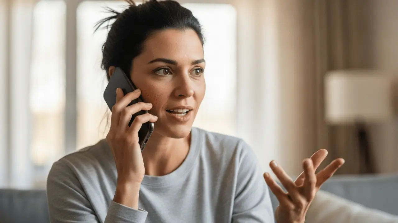 img dicas de atendimento ao cliente l5 networks 3 Mulher falando ao telefone.