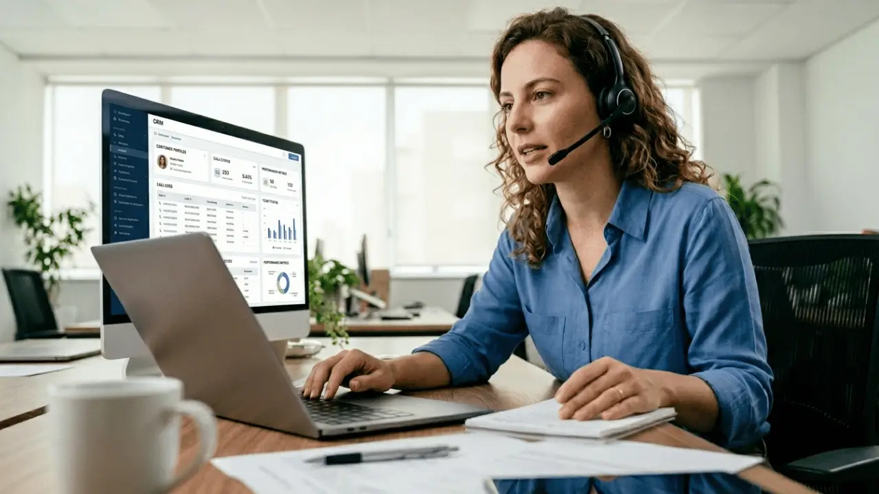 img atendimento eficiente l5 networks 3 Mulher em frente ao computador