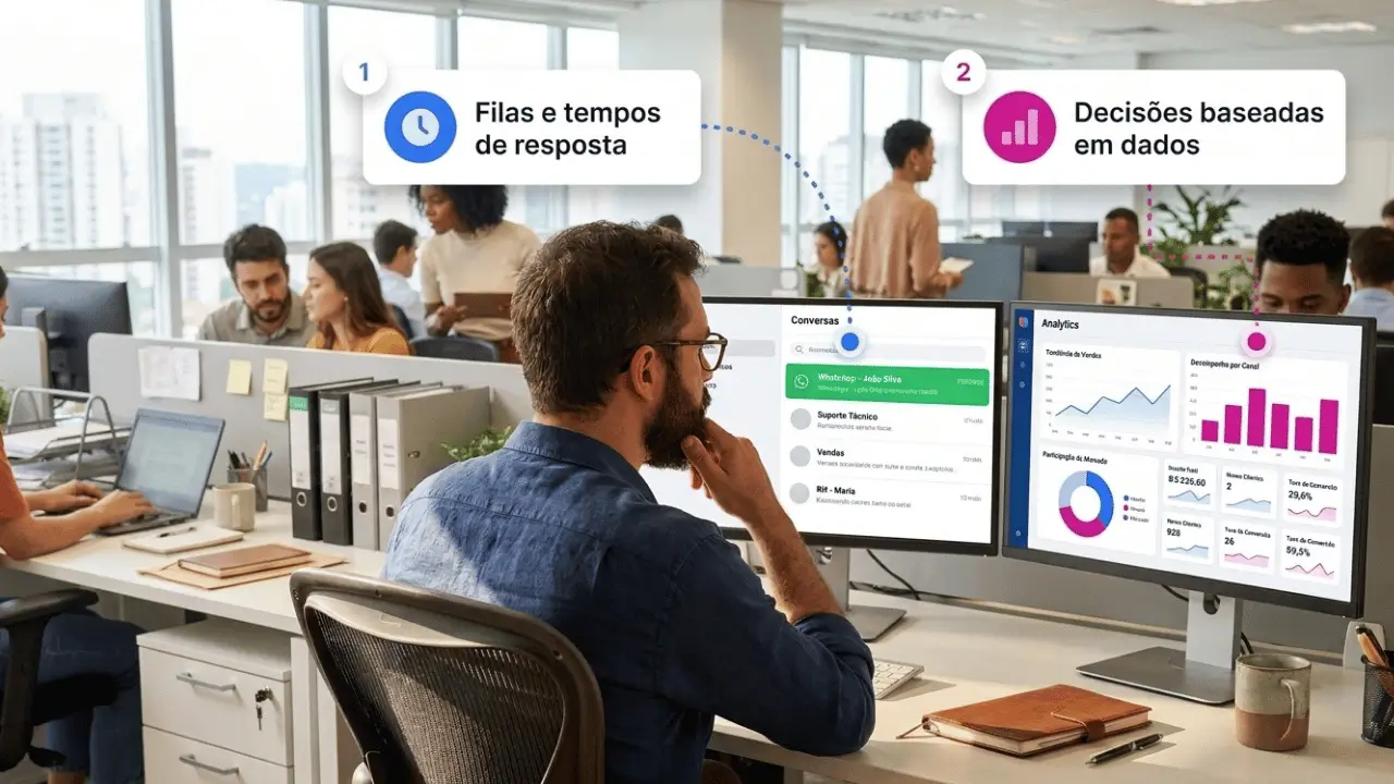 img a sistema de gestao de atendimento l5 networks Homem em call center
