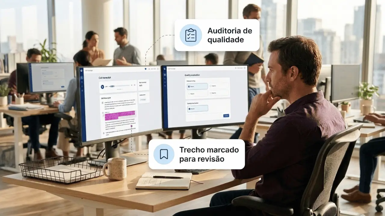 img b transcricao automatica de chamadas l5 networks Homem com transcrição de chamadas